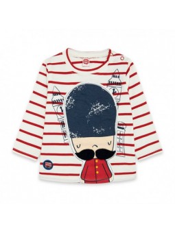 Camiseta punto rayas Hello...