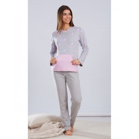 Pijama mujer Lunas con Bolsillo
