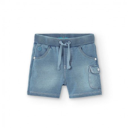 Bermudas felpa denim