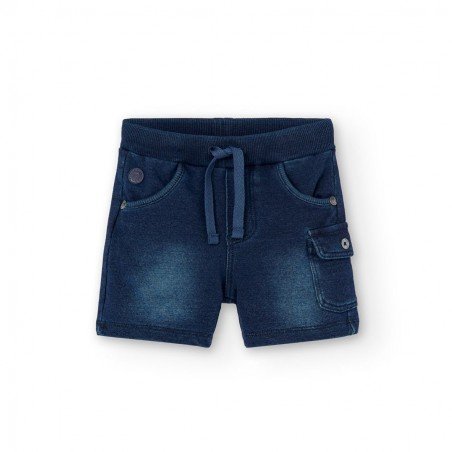 Bermudas felpa denim