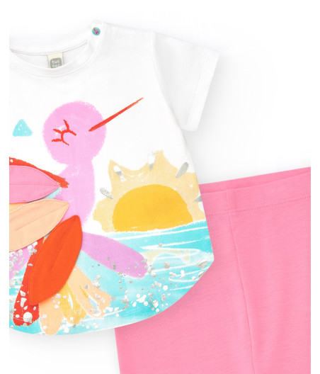 Conjunto camiseta y leggings ciclistas