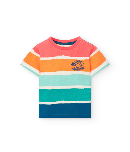 Camiseta de punto en varias cores