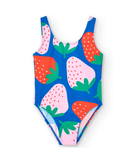 Bañador con estampado de fresas