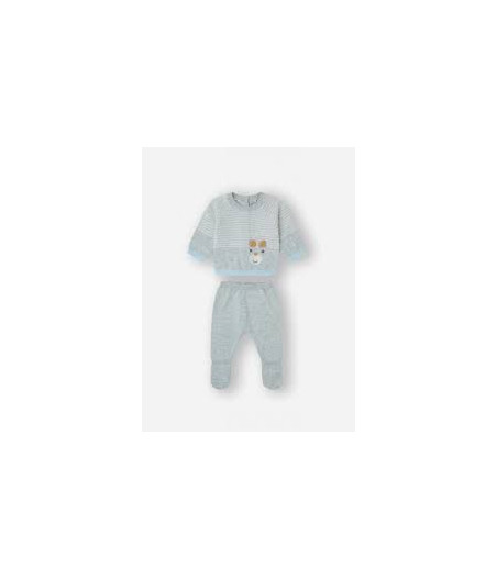 Conxunto polaina tricot