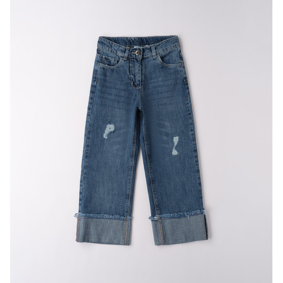 Pantalón vaqueiro culotte
